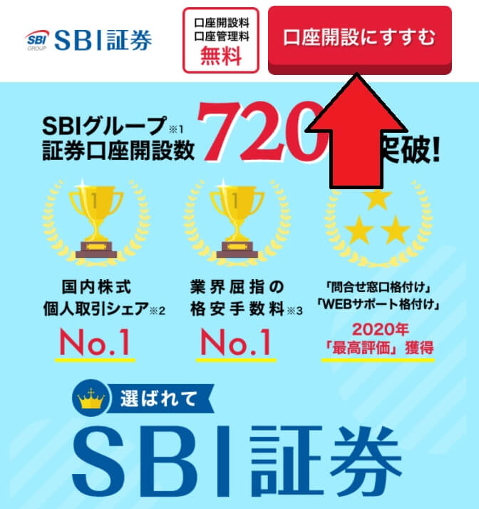 SBI証券の口座開設の流れ18ステップ